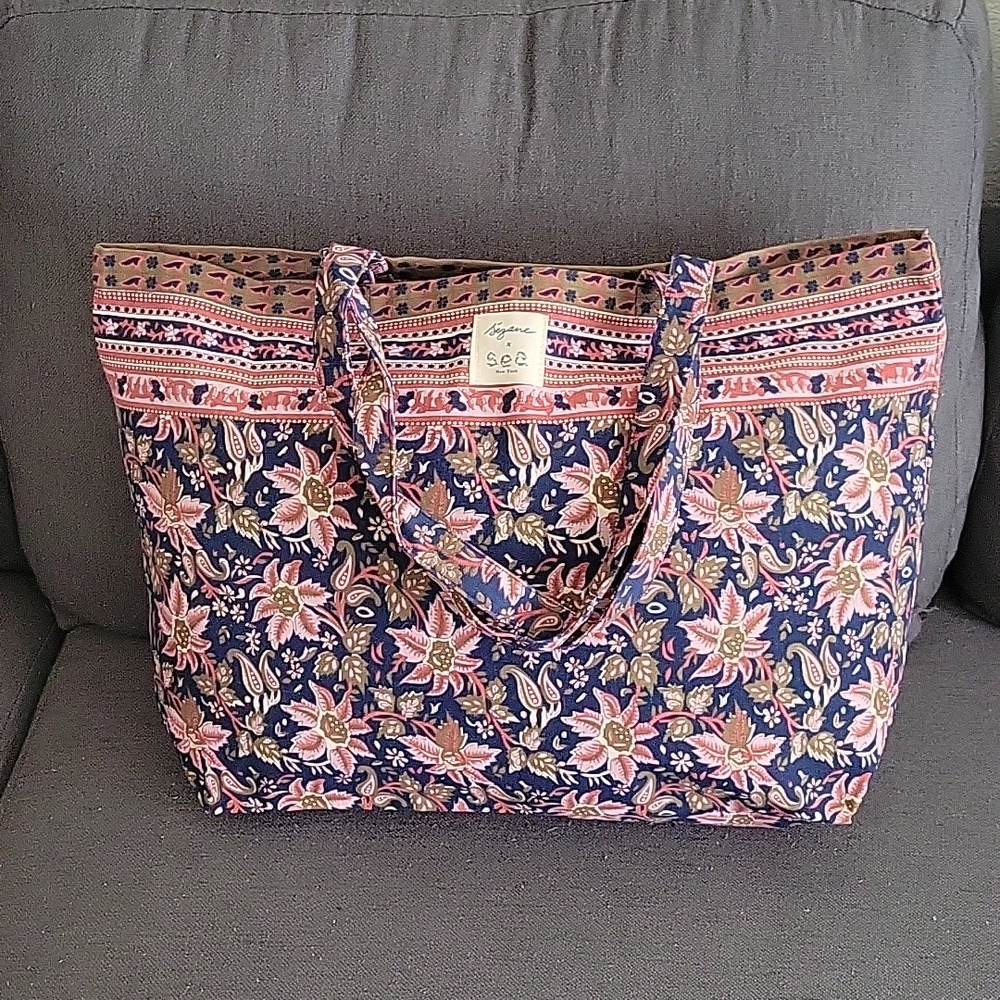 Sezane x Sea New York 100% Cotton Canvas Tote